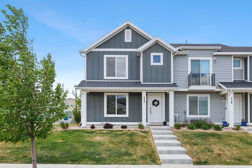 Beautifully maintained end-unit townhouse in the highly desirable Spring Creek HOA in Lehi, built in 2020 and perfectly positioned for convenience and comfort. This 3-bedroom, 2-bath home offers a bright, open layout with a spacious feel, a large dedicated laundry room, and a 2-car garage. Enjoy the added benefit of extra parking located directly adjacent to the unit, making hosting and everyday living easy. The end-unit location provides additional privacy and natural light throughout. Spring Creek HOA amenities are a standout, featuring on-site security cameras, pest waste stations, fiber internet, a BMX pump track, basketball court, and more-creating an active, connected community atmosphere. Ideal location with quick access to shopping, dining, and commuter routes, this home checks all the boxes for low-maintenance living in one of Lehi's most convenient areas.