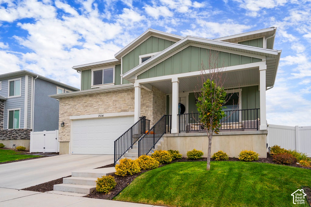 Photo of 7114 W KELSEY PEAK LN, West Jordan, UT 84081 (MLS # 2193075)