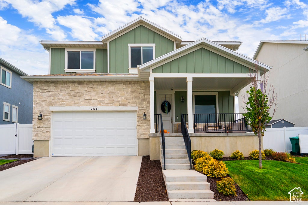 Photo of 7114 W KELSEY PEAK LN, West Jordan, UT 84081 (MLS # 2193075)