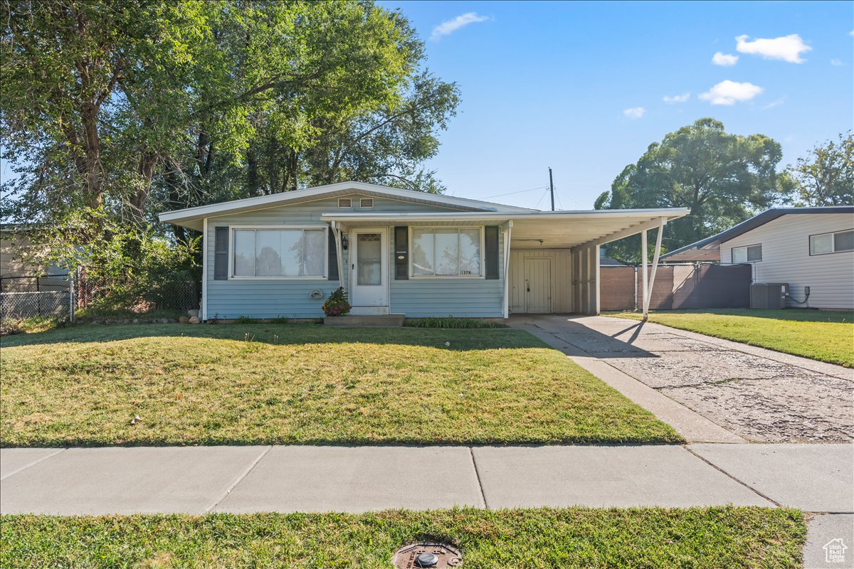 PRICE IMPROVEMENT! Charming, single-level living in a quiet neighborhood in Sunset awaits! This home has a fully fenced, large yard with a covered patio. BIG ticket items have been updated: Roof replaced 2023, completely new water and sewer lines 2024, and new paint 2025. Seller willing to offer a credit for a new AC installation. Located close to HAFB and any shopping you would ever need.