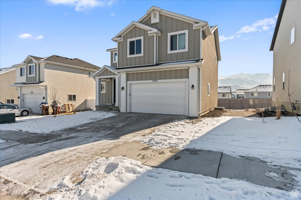 Welcome to this beautifully crafted 5-bedroom, 3-bathroom home in Eagle Mountain, offering the perfect blend of modern design and functionality. This fully finished home stands out with a basement already set up for a second kitchen, making it an ideal space for extended family, rental income, or entertaining.  Located near the entrance of Eagle Mountain, this home provides quick access to the freeway, putting you just 7 minutes from Saratoga Springs and its shopping, dining, and amenities. What makes this home even more special? Only 12 homes in Saratoga Springs built in the last two years have a finished basement-this is one of them!  Don't miss out on this rare opportunity-priced to sell and move-in ready! Schedule your showing today!