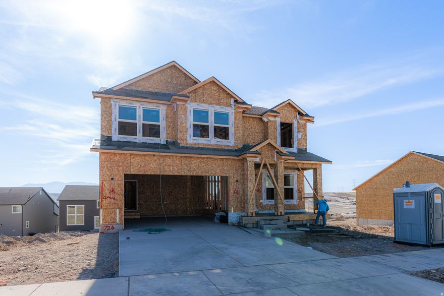 Come home to Ridgehorne at Mt. Saratoga-a master-planned community where comfort and convenience meet! Our open-concept single-family floorplans are designed to maximize space while still offering plenty of privacy. Surrounded by future parks, trails, and wide-open spaces, Ridgehorne is perfect for both relaxation and adventure. Enjoy amazing community amenities, including a clubhouse, pool, basketball court, bark park, playgrounds, and more. With Utah Lake, The Ranches Golf Club, local shopping, dining, and Pioneer Crossing all close by, you'll love the location just as much as the home. Reach out today to learn more or schedule your visit! (Floorplan Morgan, Lot 726)