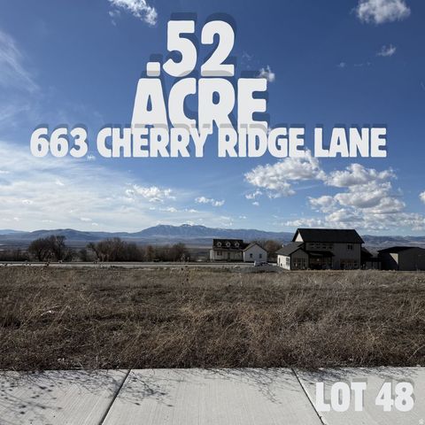 Vacant Land For Sale - 663 Cherry Ridge Ln #48<br/> Cache County, Richmond, UT 84333
