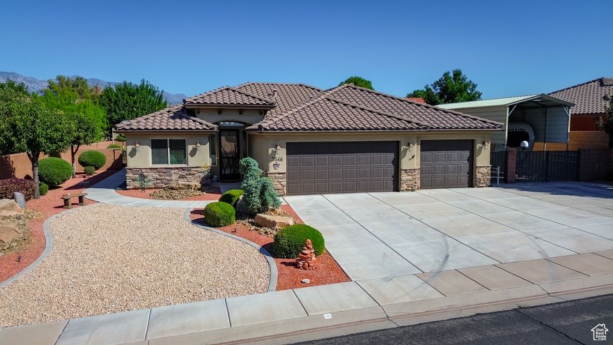 This beautifully maintained home is move-in ready and full of charm. The open-concept layout creates a spacious flow, with nicely updated finishes that enhance both style and comfort. Step outside to your private oasis-an impeccably manicured xeriscaped backyard complete with a sparkling pool, large covered patio, and lush landscaping ideal for relaxing or entertaining. Three storage sheds provide plenty of extra space, while the covered RV parking adds convenience for all your recreational needs. Every detail has been thoughtfully cared for, offering a perfect blend of functionality and beauty. this home includes a home generator for when the power goes out. This home is truly a must-see!  Please look in the document tab for home inclusions.