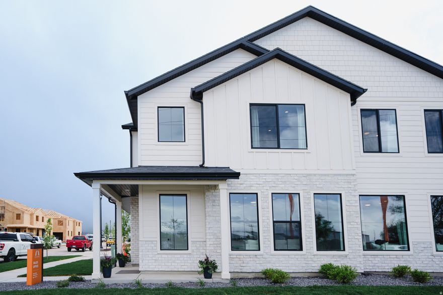 Our Most Popular End Unit Jackson Plan was JUST Released! It is a Classic Farmhouse-style Townhome style in our Spanish Fork River Run Community. This Spacious Home Includes 3 bedrooms, 2.5 baths, Loft and an Office. Buyer is able to make all interior selections w/our professional designer Sq. Ft is all Above Grade. 2-Car Garage Exceptional Nebo School District.. Close to Spanish Fork Shopping District, Restaurants. Ask me about our generous builder incentive to help with closing costs!. Please visit our model home @ 976 S. 200 E. in Spanish Fork as this home is currently under construction.