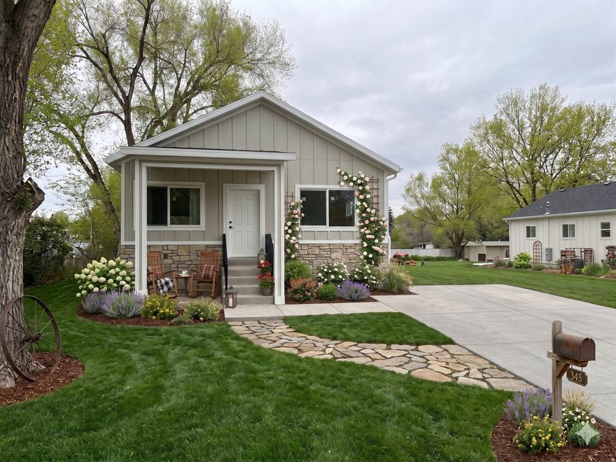 AMAZING to be built AFFORDABLE single family home in manti with a potential ADU/ basement apartment. This east facing home sits on a large .39 acre lot with so many possibilities for you to have a large garden, chickens, goats, and other pets! There will be ample space for plenty of RV parking, NO HOA, and live the peaceful life that sanpete county brings to you. Anticipated completion is end april 2026.