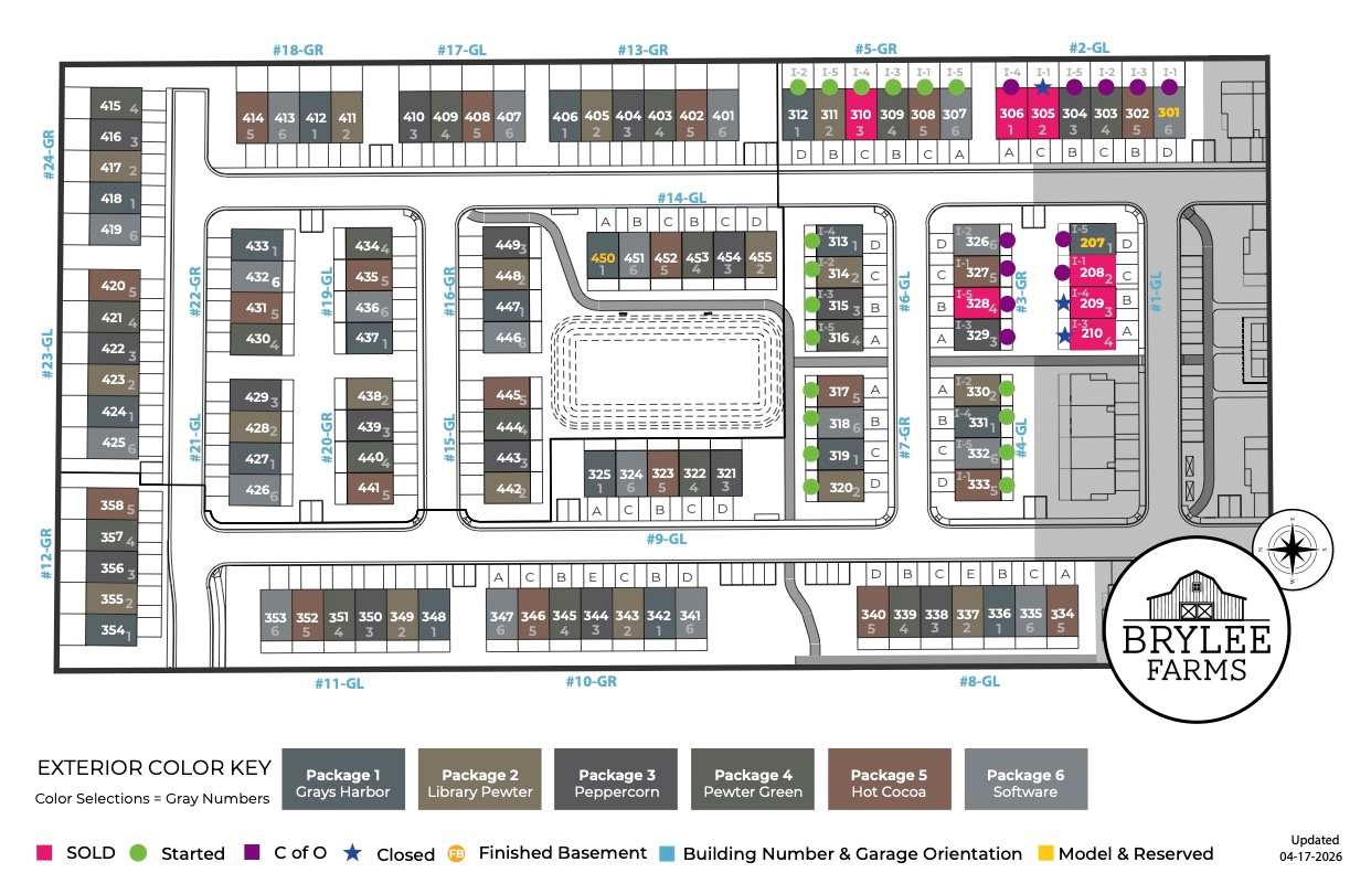 TOWNS AT BRYLEE FARMS - Residential