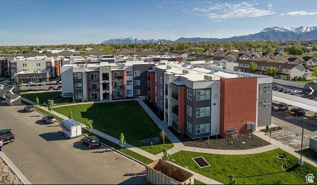 NO SHOWINGS UNTIL OPEN HOUSE AUG 9...Don't miss out on the opportunity to own this gorgeous 2 bedroom condo!! This community offers a clubhouse, walking paths, dog park, community pool, hot tub, and a playground. Spoil yourself with all the amenities. This virtually new unit features the highest ceilings in the complex, Luxury Vinyl Flooring, huge walk in closet, open kitchen, quality cabinets, pantry, large island, granite countertops, appliances and a Frigidaire dishwasher. This home comes with a smart-security-door-lock system, Ring doorbell, Ecobee thermostat, led lighting and an on-demand water heater. This third floor walk-up has a very open feel and is affordable, clean, modern & move in ready! Easy access to 1-15, FrontRunner and Hill Air Force Base.