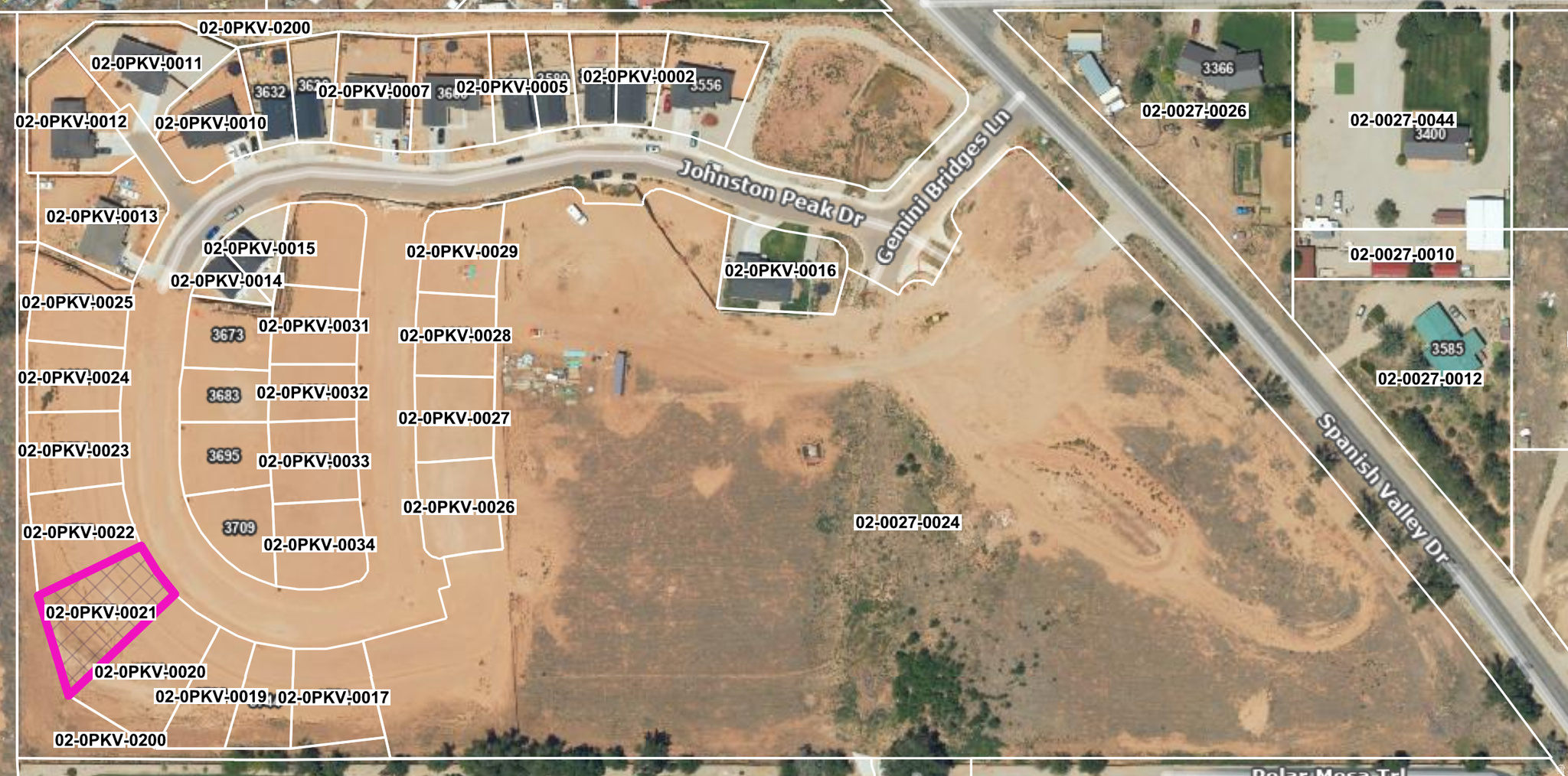 PEAK VIEW SUBDIVISION - Land