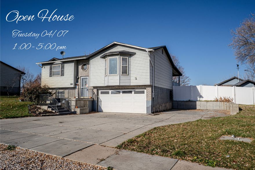 Beautiful 4-bedroom, 2-bath home offering 1,520 sq ft on nearly half an acre. Enjoy the spacious covered patio-perfect for relaxing or entertaining-surrounded by mature landscaping and a fully fenced backyard that creates a private outdoor retreat. Inside features hardwood floors and updates including a new water heater (2023) and Vivint Home Security System. The 2-car garage offers convenient basement entry, with ample RV parking and three outbuildings totaling 604 sq ft for hobbies or storage. Nestled in a quiet cul-de-sac with Harrisville Park just beyond the backyard and stunning mountain views from both the front and back yards.