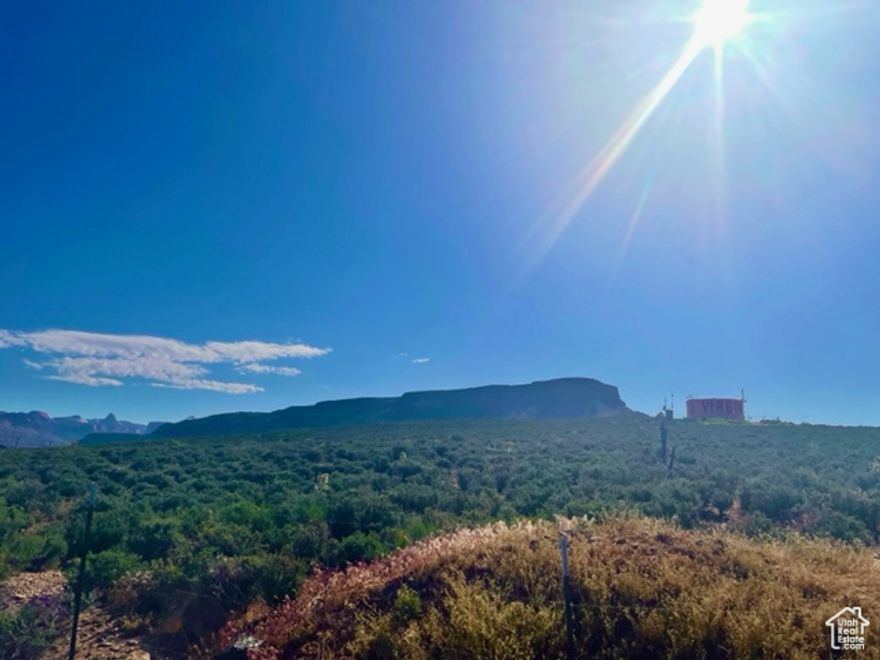 This Beautiful 7.53 Acre Parcel, has the most diverse and intriguing landscapes of all seasons. The Sunsets are mesmerizing.  Within, minutes are Heaven's doorstep...Zion National Park.  (Hiking, Biking, and various activities). Must see.