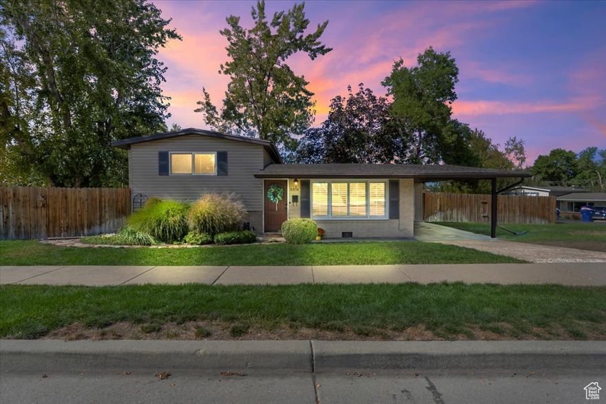 Don't miss this charming immaculately maintained home with wood floors on a cul-de-sac in Holladay, Utah, minutes from the mountains and shopping. This 4 bedroom, 2 bathroom home, with room in the basement to grow, features mature trees, mountain views, and a trek deck with hot tub hookups, on an ample sized corner lot. Enjoy fresh paint (2025), new carpet in the bedrooms (2025), new stove and microwave (2025) and a newer roof, siding and gutters (2017). Please note, bedroom #4 does have an exterior door and the unfinished basement has an ~ 7' high ceiling, and would be perfect for a family room, office, multipurpose room or finished storage.
