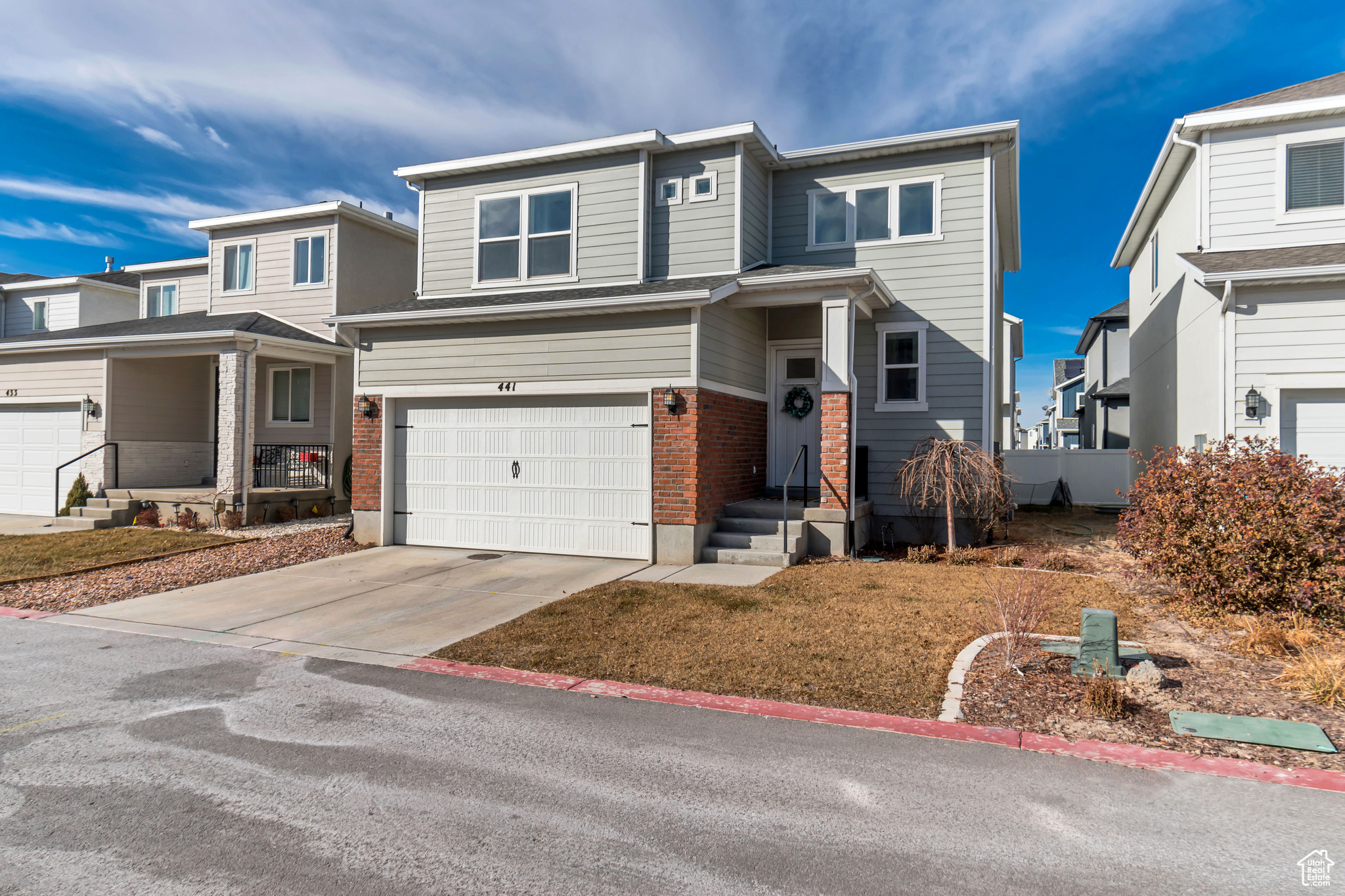 Welcome to your dream home in the heart of Vineyard! This beautifully designed residence offers a perfect blend of comfort and modern elegance, situated just moments away from I-15, Topgolf, and premier theaters. Experience the best of Utah County right at your doorstep!  Step inside to discover spacious high tray ceilings that create an inviting and airy atmosphere throughout. The open-concept layout seamlessly connects the living, dining, and kitchen areas, making it perfect for entertaining family and friends.   The back patio invites you to unwind and enjoy the serene surroundings, offering a perfect spot for summer barbecues or peaceful evenings under the stars.   Don't miss out on this incredible opportunity to own a home that combines luxury living with the convenience of a vibrant community. Schedule your viewing today and start envisioning your new lifestyle in Vineyard!    Square footage figures are provided as a courtesy estimate only and were obtained from a previous listing.  Buyer is advised to obtain an independent measurement. Buyer to verify all information.