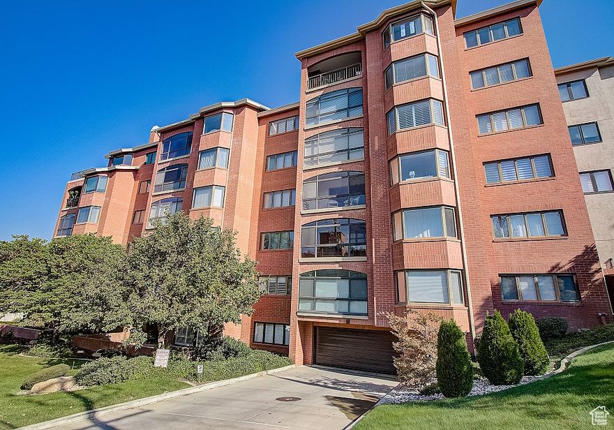 There is so much to love about this beautiful, updated condo.  The views of downtown and the Utah State Capitol Bldg are enchanting. Not to mention the view of the hillside, the trees of  Memory Grove and beyond. Enjoy exquisite, thoughtful spaces with amazing storage. Don't miss the hidden bookshelves in the primary bedroom and the toe kick drawers in the kitchen.  The  kitchen is perfect for those who love to cook with ample counters and a spacious island, sleek cabinetry and, of course, amazing views. The location provides a short walk to downtown or Memory Grove with quick access of hiking and biking trails in City Creek Canyon. The Terrace Falls Condominium offers amenities that are not often found. Besides the pool and hot tub and fantastic exercise room,  there is a billiards room, library  and a well-appointed workshop. Emotional support and service dogs are permitted.  This property is not to be missed!  Square footage figures are provided as a courtesy estimate only. Buyer is advised to obtain an independent measurement.