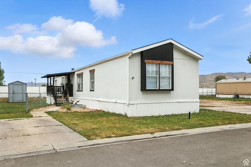 Affordable housing in Tremonton is hard to find, and this updated 3-bedroom, 2-bath home in Town & Country Estates is ready for you. Featuring new flooring in most areas, updated bathroom plumbing, a new kitchen sink, and all appliances included (washer & dryer too), this home offers excellent value. Enjoy a fully fenced yard-perfect for pets and kids-plus double parking and an included storage shed for your extras. Situated in a well-kept community with its own park and a central Tremonton location, you're just minutes from schools, shopping, and everyday conveniences. Whether you're a first-time buyer, downsizing, or simply seeking a low-maintenance lifestyle, this home delivers comfort and affordability in one package. Pre-approval with the HOA is required and must be submitted with offers. Hoa fee $685 month. Buyer to verify all information.