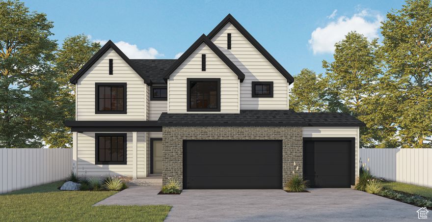 * ESTIMATED COMPLETION NOVEMBER 2025 Beautiful 2-story "Gardner" floorplan in the Farmhouse style, 3 beds, 2.5 baths, 3 car regular garage. Open family/kitchen layout, 9' ceiling on main, front office with single lite French doors, standard kitchen layout, 36" upper cabinets w/ crown molding, upgraded cabinet features: soft-close, stainless steel gas appliances, quartz countertop in kitchen and bathrooms, laminate throughout the kitchen, dining and family, bedroom 1 suite with tray ceiling, grand bath with garden tub, separate walk-in shower and 2nd vanity sink, 50-gallon water heater, mudroom bench, unfinished basement.    ****Buyer may receive up to $12,000 toward closing costs when using DHI Mortgage. Ask me about our generous home warranties, active radon Mitigation System, and Smart Home Package, which is included in this home. The actual home may differ in color, material, and/or options. Pictures are of a finished home of the same floor plan and the available home may contain different options, upgrades, and exterior color and/or elevation style. Square footage figures are provided as a courtesy estimate only and were obtained from building plans. No representation or warranties are made regarding school districts and assignments; please conduct your own investigation regarding current/future school boundaries.