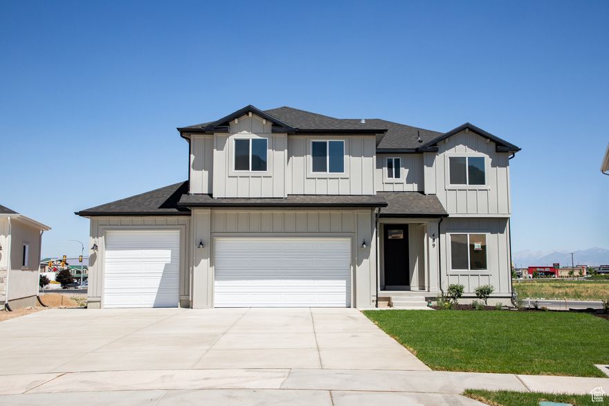 AMAZING $20,000 INCENTIVE TOWARDS CLOSING COSTS, RATE BUYDOWN, OR PRICE REDUCTION REGARDLESS OF LENDER! Must-See New Salem Fields Community! Move-in ready! This beautiful home built by Flagship Homes features 4 bedrooms + loft, 2.5 bathrooms, quartz countertops, landscaped front yard (back yard can be landscaped for an additional charge), 3 car garage, and a separate outside basement entrance with an RV pad for a future ADU apartment. The primary bedroom has a vaulted ceiling, large walk-in closet, and dual sinks with a separate tub/shower. With an unfinished basement, this home provides space for storage and room to grow. (If preferred, basement can be finished for an additional charge.) Call for more information or stop by our model home at 495 E 720 N Salem, UT for a tour. Model home hours: Monday-Saturday 11 AM - 6 PM. Buyers to verify all information. Square footage is from house plans.