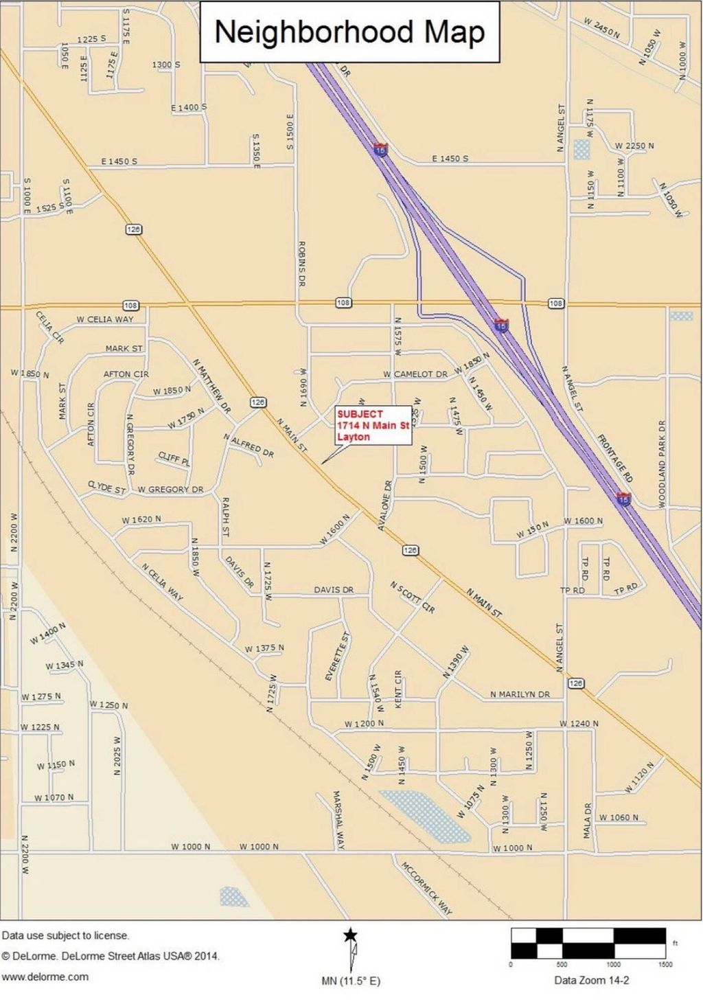 Photo of 1714 N MAIN ST, Layton, UT 84041 (MLS # 2126208)