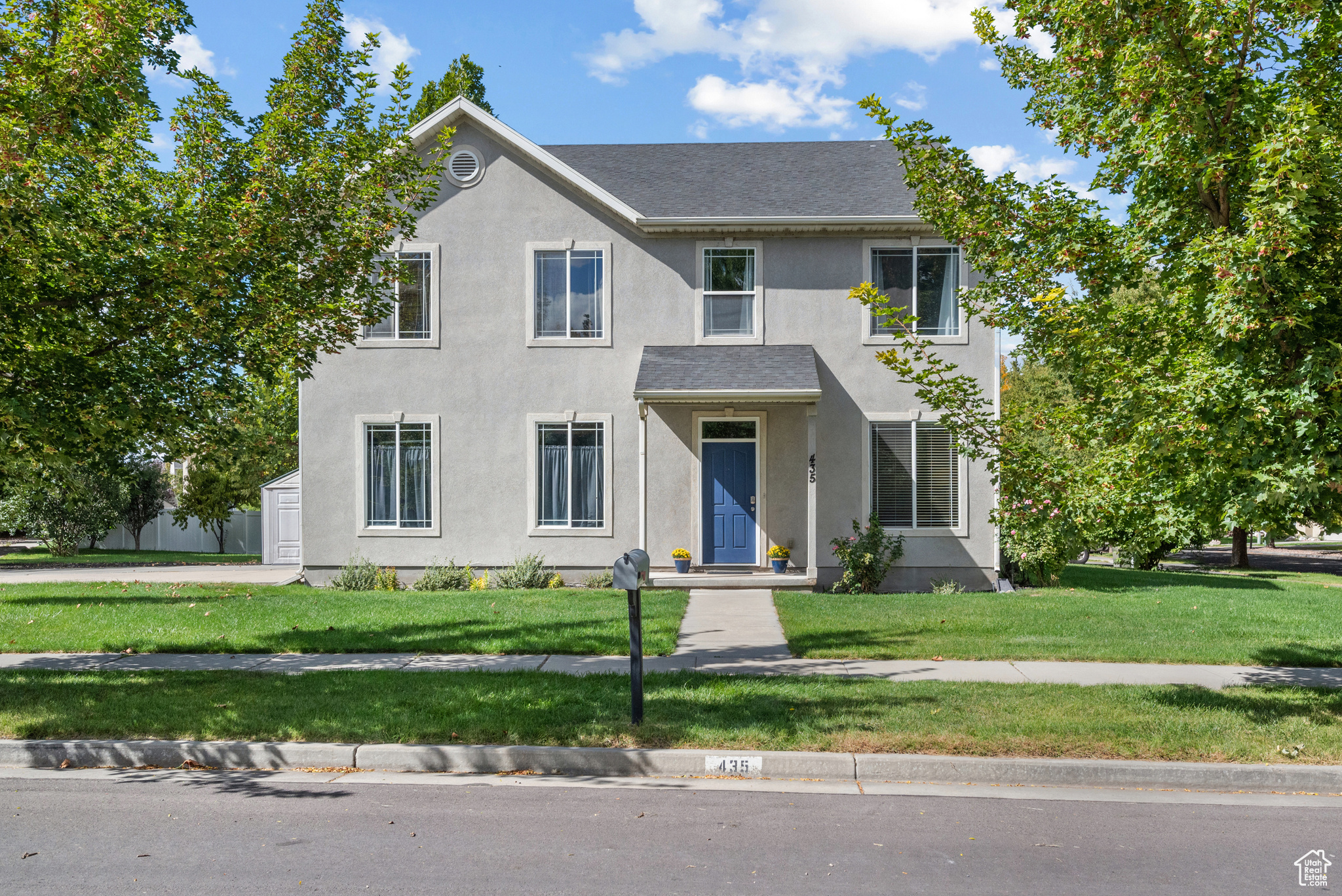 Located in the highly sought-after Devon Glen neighborhood, this 4-bedroom, 3-bath home offers both comfort and convenience with quick access to I-15, shopping, rec center, gym, restaurants, parks, peaceful creekside walking paths, and within walking distance to elementary school. The main floor's expansive layout creates a welcoming space for entertaining and family gatherings, highlighted by a bright kitchen with a walk-in pantry and NEW appliances. All of the bedrooms are generously sized and feature walk-in closets, offering plenty of space for everyone. The expansive primary suite stands out with its beautiful mountain views, a spacious bathroom, and an oversized walk-in closet-making it the perfect place to relax and unwind. This home is truly move-in ready, with all appliances included! Square footage figures are provided as a courtesy estimate only. Buyer is advised to obtain an independent measurement.