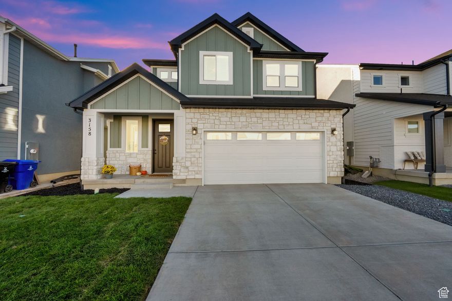 Discover this better-than-new home in the sought-after Bayview at Shoreline community! This turn-key property is move-in ready with window coverings already installed, fencing, and a fully landscaped yard. The sellers have also included a ton of thoughtful upgrades - be sure to check the pictures for the full list! Inside, you'll be impressed by the open-concept layout and generous room sizes. At the heart of the home, the stunning gourmet kitchen shines with an extended island, premium finishes, and plenty of space for hosting and entertaining. The vaulted ceilings on both levels create an airy, elevated feel, while the modern gas fireplace sets the tone for cozy evenings with loved ones. Natural light pours through Transcom windows surrounding the home, filling each space with warmth and brightness. Upstairs, the versatile loft offers the perfect retreat - ideal for a second living area, media lounge, or guest hangout - while the oversized primary suite features a walk-in closet designed to impress. Beyond the home itself, Bayview at Shoreline provides incredible amenities, including walking and biking trails, pickleball courts, a pool with cabana, and more. For added convenience, a brand-new elementary school is within walking distance, making the location as practical as it is inviting. And with Woodside's Energy Star certification, you can feel confident knowing your home is built to the highest performance standards while reducing environmental impact. This is more than just a home - it's a lifestyle ready for you today. Schedule your private tour and see why this home and community is the perfect place to welcome your loved ones.  *Preferred lender incentives available. Square footage figures are provided as a courtesy estimate only and were obtained from county records. Buyer is advised to obtain an independent measurement.