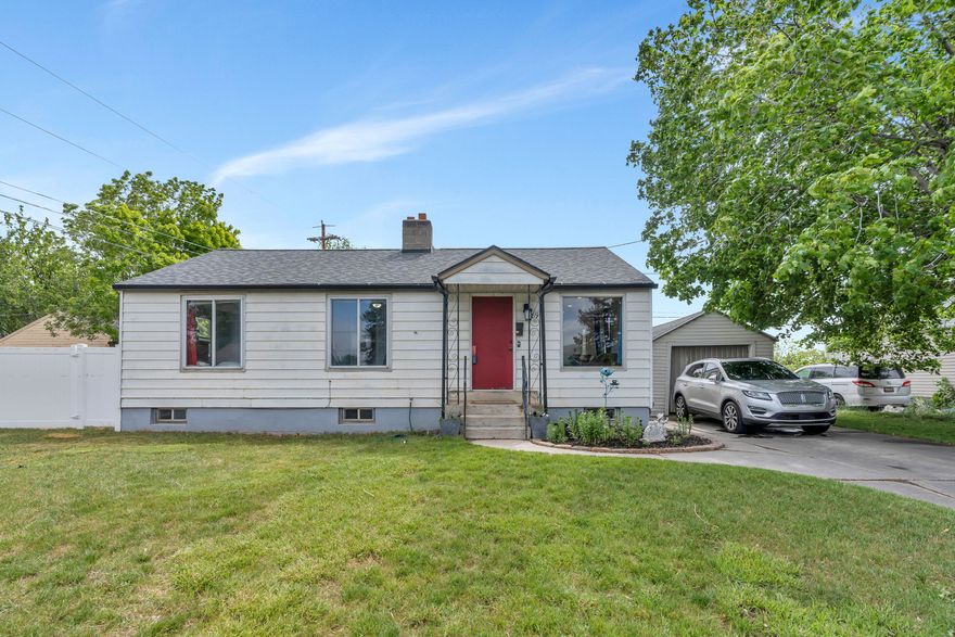***OPEN HOUSE  MAY 23rd SCHEDULED FROM 11AM-1PM***  Charming meets functional in this fully finished rambler tucked into the established Columbia Village neighborhood of American Fork. Originally built in 1943 and thoughtfully updated, this 6-bedroom, 2-bath home offers 1,824 sq ft of comfortable, flexible living space-perfect for growing households, guests, or finally having that home office you've been talking about.  The main level welcomes you with brand-new flooring, durable LVP and tile, a bright and inviting living room, and a practical kitchen featuring a gas range for home-cooked meals that actually get cooked. Three well-sized bedrooms round out the main floor.  Downstairs, the fully finished basement includes three additional bedrooms and a bathroom, with one bedroom offering flexibility for a home office, gym, or media space-ideal for adapting to your needs.  This home has seen extensive updates where it matters most, including all new electrical, water heater, plumbing lines, a new furnace and A/C installed in 2022, along with a new main water supply line from the city-giving peace of mind for years to come. A new roof adds even more value and longevity for the new owner of this home.  Step outside to a fully fenced backyard featuring a sprinkler system, mature trees, Trex decking, and a brand-new 16x10 shed for extra storage. The spacious yard backs directly to Lions Park with private gate access-essentially giving you a park-sized backyard without the maintenance (and no, you don't have to mow the park).  A detached 1-car garage plus ample driveway parking ensures room for vehicles, toys, and guests. Conveniently located in the Alpine School District near parks, schools, shopping, and commuter routes, this home offers both charm and practicality in a prime location.  And with six bedrooms, you may finally have a place for everyone... even the one who "just needs to stay a few days."
