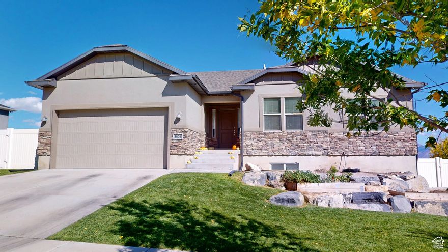 Spacious 6-Bedroom Home in East Eagle Mountain  Move-In Ready with Finished Walkout Basement Welcome to this beautifully maintained 6-bedroom, 3-bathroom home in the highly sought-after East Eagle Mountain area. Perfectly situated on a south-facing corner lot, this home offers expansive views, a fully landscaped yard, and a newly finished walkout basement-ideal for additional living space, entertaining, or multi-generational living. Inside, you'll find a bright and open layout with plenty of natural light, spacious bedrooms, and quality finishes throughout. The main level offers comfortable everyday living, while the lower level provides flexibility for a home office, guest suite, or game room. Located in a growing community with easy access to shopping, dining, parks, mountain biking trails, and The Ranches Golf Course, you'll love the blend of quiet suburban living with modern convenience. This home has been meticulously cared for and is truly move-in ready. Quick close available-don't miss your chance to make this your new home!