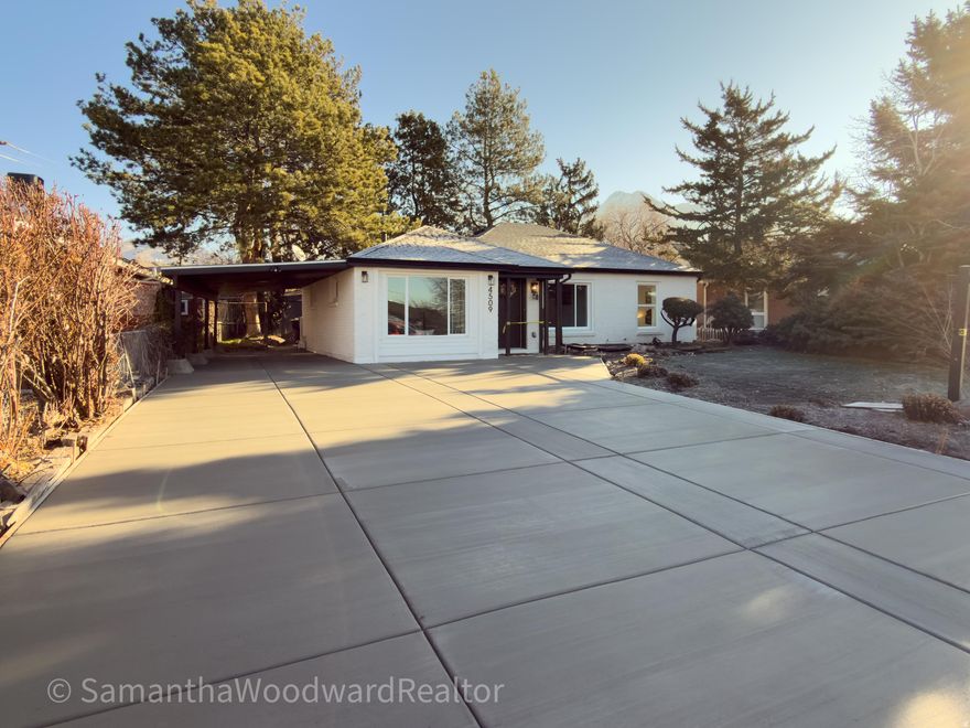 Brand-New Driveway + Fully Renovated Turnkey Home!  This Holladay bungalow is move-in ready and shows like new construction! Enjoy single-level living with a stunning modern kitchen, open-concept living, and beautifully tiled bathrooms. Upgrades are endless: new roof, soffit, fascia, gutters, HVAC/AC, windows, electrical, plumbing, flooring-and a brand-new driveway! Relax in your private backyard with a covered patio and new storage shed. Ideally located in the heart of Holladay-this home is ready for you to call it yours!  Square footage is a courtesy estimate from county records; buyers should verify independently. Agent is related to the seller. ** Pictures will be updated when the construction is cleaned up.