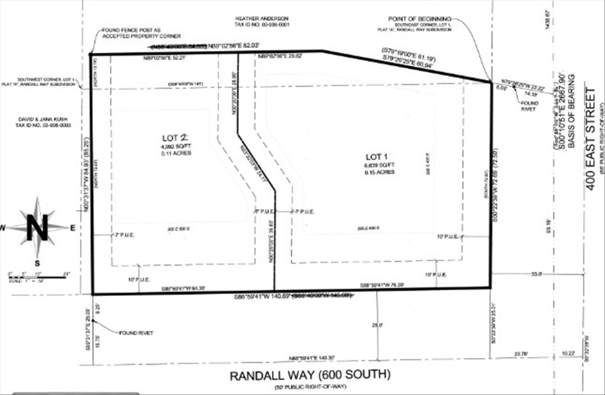 HINDS SUBDIVISION - Land