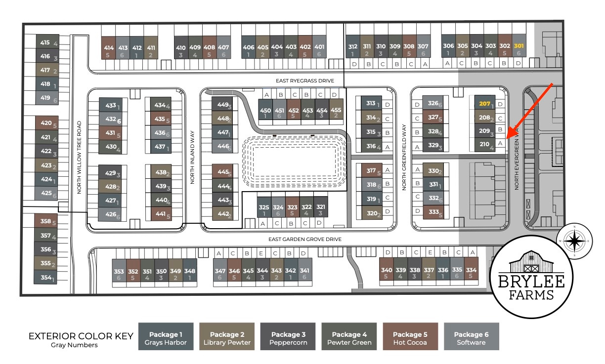 TOWNS AT BRYLEE FARMS - Residential