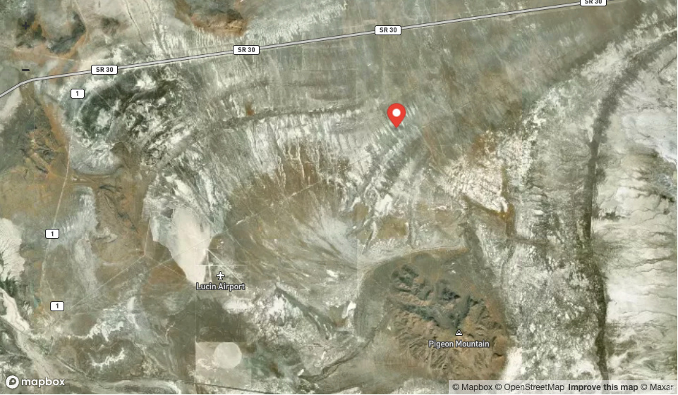 Aerial overview of property's location