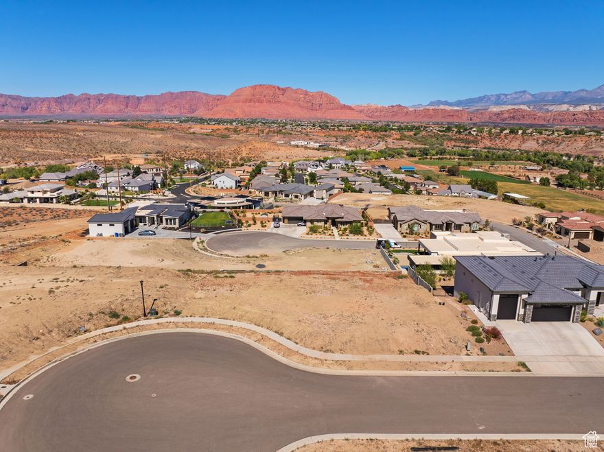 Third of an acre walk-out basement lot available with no HOA. Enjoy unobstructed views of red rocks and Pine Valley mountain. Create your ideal home to maximize these views!