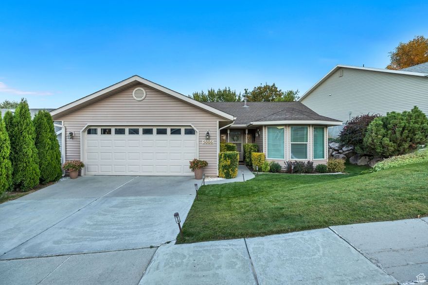 **Open House Sat. Oct. 11th @ 10am-1pm** The homeowners are proud to present their beautiful, like-new, single-level home to the market. They've truly loved this home and the small, private 55+ community it's part of. A simple HOA with an affordable annual fee helps keep living costs low, while thoughtful updates shine throughout -- a new roof, HVAC, updated bathrooms, fresh paint, attractive flooring, new carpet, and a stunning kitchen featuring quartz countertops and all new stainless steel appliances (included!). The home can even be purchased completely furnished, making your move effortless and stress-free. Enjoy the privacy of being tucked away at the back of a peaceful community of fewer than 30 homes with just one way in and out. Conveniently located near I-15, shopping, and dining -- this turnkey home offers the perfect blend of comfort, quality, and convenience. Come experience it for yourself!