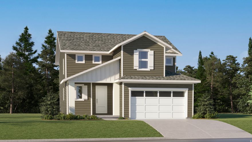 Sienna Hills - 333 - Pinnacle. Up to $15,000 in closing costs when financing through our preferred lender! Estimated completion in June. This home includes 4 bedrooms and 2.5 bathrooms. The main floor offers a family room, mudroom, dining area and a kitchen that boasts white cabinets and creamy beige countertops and a full unfinished basement. Upstairs has four bedrooms, including the luxurious owner's suite with walk-in closet, a convenient laundry room, and master bath suite. Square footage figures are provided as a courtesy estimate only and were obtained from builder. Buyer is advised to obtain an independent measurement. Interior photos are of same style of home but not actual home. Rendering is for illustrative purposes only.