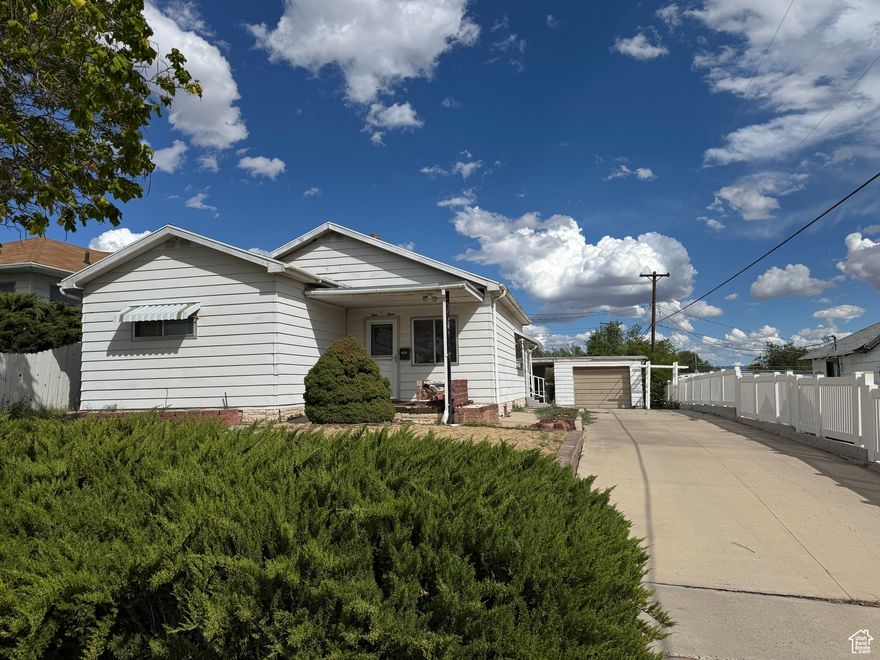 Charming one level living with laundry room on the main level and an unfinished basement for storage. Inside you'll find brand new carpet throughout, 2 baths 3 bedrooms or use the smaller bedroom as a den or living room. Washer, Dryer and all appliances included. Outside offers a garden area, 1 car detached garage and a carport that can be used as a covered patio.  Square footage figures are provided as a courtesy estimate only and were obtained from county records and seller measurement. Buyer is advised to obtain an independent measurement.