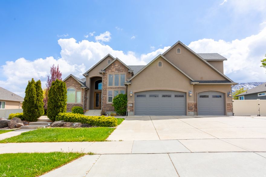 **OPEN HOUSE SATURDAY MAY 2ND 11 AM TO 1 PM** Beautiful and majestic home featuring convenient main floor living with high ceilings and a spacious, open feel throughout. The huge master suite offers a perfect private retreat, while the home also includes a theater room for added entertainment. Enjoy a stunning backyard complete with a fountain - ideal for relaxing or hosting. Located in a quiet, desirable neighborhood with RV parking and plenty of space for all your needs. The unfinished basement provides endless potential and room to grow. A truly wonderful place to call home!