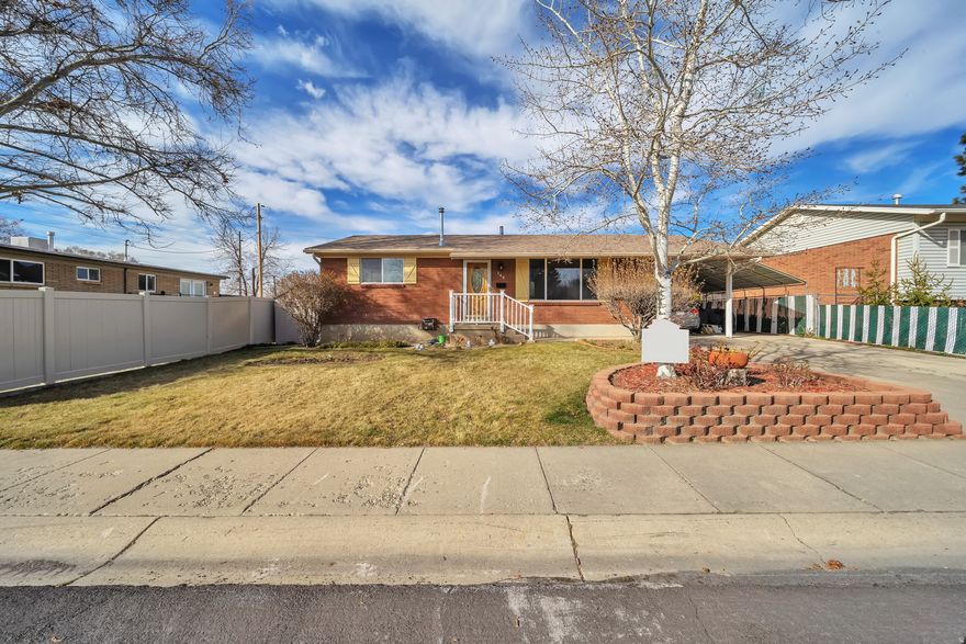 Amazingly remodeled rambler in Sandy!  Talk about wide open spaces! As soon as you walk in it feels like home. Beautiful kitchen with granite countertops and shiny stainless appliances. Enormous bar space that fits so many stools around it.  Remodeled bathrooms, both up and down.  Double windows throughout. Skylight, custom backsplash, and huge pantry! Can lighting, pellet stove, and wired for surround sound in the basement. Backyard swing set stays, along with large shed. Yard is awesome with pavers and a couple of fruit trees.  Close to freeway access.  You are going to love this home!