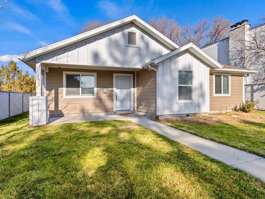 SELLER IS OFFERING $6,000 toward CLOSING COSTS when you use our preferred lender ***.***   NEWER-BUILT, ONE-LEVEL LIVING home in a prime location with NO HOA!!!  Built in 2015, this spacious home offers a beautiful OPEN LAYOUT, generous living spaces, a bonus OFFICE ROOM, and an OVERSIZED 2-Car Garage - all on ONE LEVEL with NO STAIRS!!   The Kitchen is spacious and features high-quality GRANITE COUNTERTOPS, STAINLESS STEEL APPLIANCES, BEAUTIFUL CABINETRY, and plenty of counter space - perfect for cooking and hosting guests.  The microwave hood was replaced with a dedicated RANGE HOOD, providing better ventilation and more effective removal of smoke, odors, and grease while cooking.  The beautiful Primary Bedroom includes an ENSUITE with a NEW toilet and an oversized WALK-IN CLOSET.  SURVEILLANCE CAMERAS around the home are HARDWIRED through the attic for a reliable, low-maintenance setup.  The home also features a WHOLE-HOME WATER SOFTENER.  Both the FRONT YARD & BACKYARD are fully landscaped and spacious, perfect for pets and kids.  This home is located in a DREAM LOCATION - a welcoming neighborhood with a strong sense of community where neighbors look out for each other.  WALKABLE to coffee shops, restaurants, and stores, and just 5 minutes to DOWNTOWN, SUGAR HOUSE, CITY CREEK, and other world-class shopping and entertainment.  This is the home you've been looking for - come see it today!  Information and measurements are provided as a courtesy. Photos are virtually staged. Buyer is advised to obtain their own measurements and verify all information.