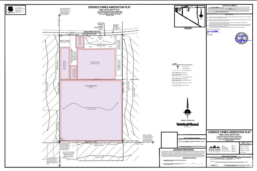 Only 75,000 an acre, This is 4 parcels for a total of 58.55 acres between all 05-065-0-0018, 05-065-0-0013, 05-065-0-0023, 05-065-0-0021. Owner has started the process to annexation to Grantsville City, price will increase once approved. This could be a mixed use property. Utilities run adjacent to site, however city of Grantsville reserves right on access point depending on planned use. No water included with purchase, but water is available on the market (seller to discuss). Tremedous potential on this development. Buyers and Buyer's Agent to verify all information. Seller is also a Licensed Realtor. Thank you