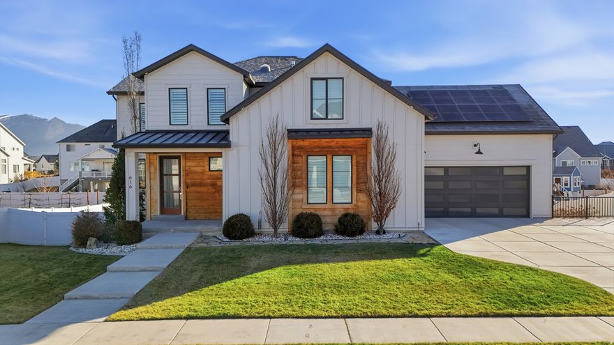 **OPEN HOUSE Saturday, March 7 from 10-Noon.** Centrally located in Lehi with wide streets, big lots, NO HOA, and a quiet park around the corner, this is the one you have been waiting for!  An exceptional home with a large primary bedroom, gorgeous shower, and plenty of gathering spaces.  The chef's range, huge built-in fridge, cozy fireplace, and deck with great mtn views makes this perfect for a relaxing night in or a party. The walk-out basement with high ceilings is ready for you to add a gym, theater, and apartment for your kids. Come quickly, because this one won't be available for long.