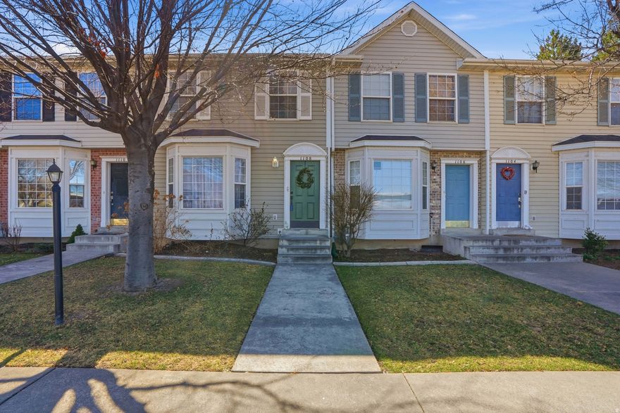 Boho farmhouse charm meets peaceful living. Freshly updated with new paint throughout, this inviting townhome offers a warm, stylish vibe and plenty of space to gather. The fully fenced backyard is perfect for summer BBQs and relaxing evenings under the Utah sky. The home's edge-of-the-community location means quiet streets and minimal traffic. Parks, playgrounds, visitor parking, and two dedicated parking spaces make everyday living easy-all just minutes from everything Spanish Fork has to offer.