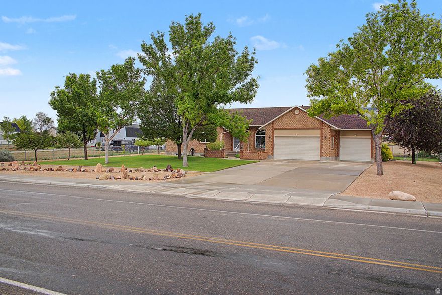 INCOME-PRODUCING ADU! Enjoy peaceful canyon living in this well-maintained 6-bedroom, 3-bathroom brick home with breathtaking mountain views, mature trees, and a fully fenced backyard. Located near hiking, biking, ATV trails, canyon lakes, Snow College, schools, and temples, this property offers the perfect blend of convenience and outdoor recreation.  The fully finished basement features a private-entry ADU with its own kitchen, family room, 3 bedrooms, bathroom, and garage-ideal for rental income, multi-generational living, or guest accommodations. Recent updates include a brand-new roof, high-efficiency gas furnace, and newer water heater (2 water heaters). Enjoy cool canyon evenings, stunning views, and the tranquility of one of Ephraim's most desirable locations.