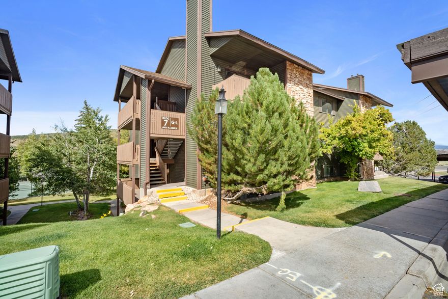 This Powder Wood condo features TWO BEDROOMS AND TWO BATHROOMS  and is listed at the lowest price than similar units. The Condo is in excellent condition with an open-concept great room, gas fireplace, breakfast nook, efficient kitchen, southern exposure, and a covered balcony. Both bedrooms have private baths; the primary includes a walk-in closet. Conveniently, located near I-80, shopping, dining, recreation, and served by Park City's free transit line. Amenities include a pool, hot tub, fitness room, picnic area, tennis court, one assigned carport (214), extra parking, and storage. Pets allowed (one dog or two cats), and nightly rentals are permitted.