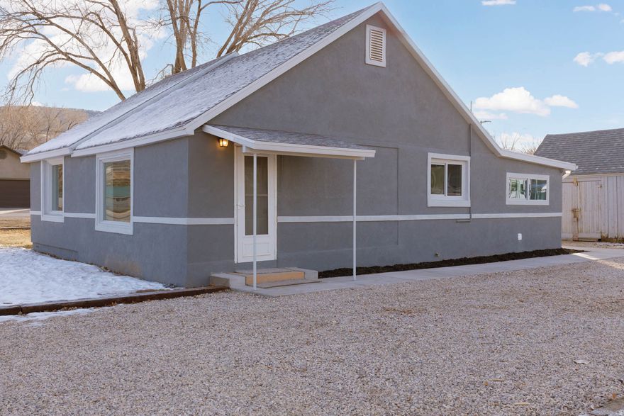 Agent owner.  Newly remodeled 2-bedroom, 1.5-bath home with a modern, move-in-ready feel. This transformed residence blends fresh updates with a comfortable, practical layout - perfect for buyers who want less work and more living.    What's new and upgraded  - New water heater  - New PEX water lines  - New drain lines  - New electrical system  - New kitchen appliances  - New cabinets  - New sink  - New exterior paint  - New sidewalk  - New gravel  - And many other updates throughout the home    The home has been refreshed top-to-bottom, delivering a clean, contemporary space with most features completed for easy, worry-free living.    Outdoor and lot highlights  - Generous lot with ample parking space - room for your toys and projects  - A versatile workshop with great potential (perfect for DIY enthusiasts or extra storage)    This property offers a great blend of a stylish, updated interior and practical outdoor space, with a workshop that invites your personal touch while you enjoy a move-in-ready home.  Don't miss your chance to own a refreshed home with room to grow. Schedule a tour today and see all the possibilities this property offers.    Square footage figures are provided as a courtesy estimate only and were obtained from county records .  Buyer is advised to obtain an independent measurement.