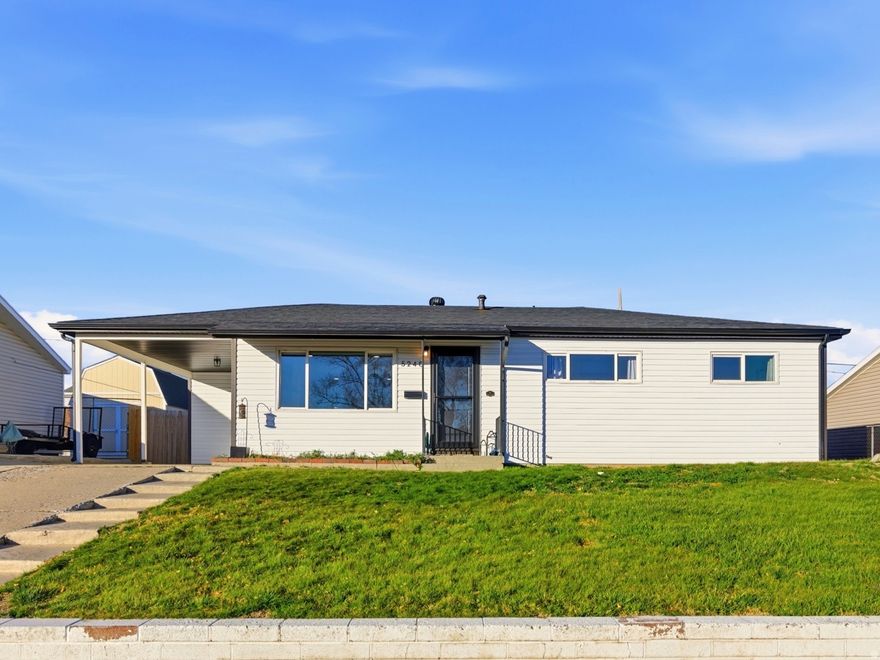 **No Showings until Grand Open House Saturday, Jan. 10, 10:00 am -12:30 pm** Smile...You're Home! This Kearns rambler has everything you need. Gorgeous east-facing views of beautiful Salt Lake City and the Wasatch Mountains. This home was tastefully updated in 2021. Featuring 3 bedrooms, 2 Bathrooms -including your own En-Suite in the Primary Bedroom. To highlight the rest: Ample closet space. An inviting and open living area for hosting friends and family. A kitchen with plenty of storage space, tons of cupboards, and stainless steel appliances. Refrigerator stays! Sliding glass doors lead you to your fully fenced back yard. Storage Shed included! Large Utility/Laundry room that leads you to the carport. Washer and Dryer stay! In 2022, the Exterior Sewer Line was replaced from the front yard cleanout to the tie in with the city connection (Contact agent if you'd like more details). Living room shelves and mirrors included. Bathroom shelves included. White Storage cabinets in the Utility room are also included. This house is waiting for you to come home! Schedule your private showing today. Please give 1 hour's notice for all showing requests. Owner-occupied. Reach out to the Listing Agents if you'd like more details. Square footage figures are provided as a courtesy estimate only. Buyer is advised to obtain an independent measurement.