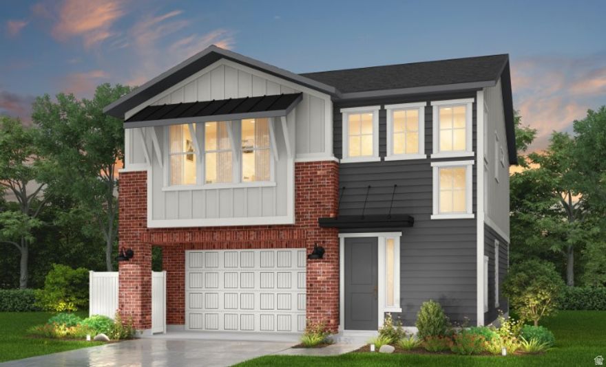 Charming Kirkwood Farmhouse-style home featuring a thoughtfully designed layout and a blend of modern upgrades with classic appeal. The kitchen is beautifully appointed with Bluff Maple cabinetry, sleek quartz countertops, and stainless steel gas appliances-perfect for both everyday living and entertaining. A stylish mix of laminate hardwood, vinyl tile, and plush carpet flooring runs throughout the home, offering both durability and comfort. Enjoy enhanced lighting with recessed can lights and convenient Christmas light outlets for easy seasonal dcor. Energy-efficient features, including a tankless water heater, provide added comfort and cost savings. Craftsman-style baseboards and door casings add timeless character, while two-tone paint and satin and brushed nickel hardware elevate the overall design. The spacious owner's suite offers a relaxing retreat with quartz surrounds in the bathroom for a spa-like feel. This beautifully upgraded home combines functionality, efficiency, and modern farmhouse charm all in a great community!