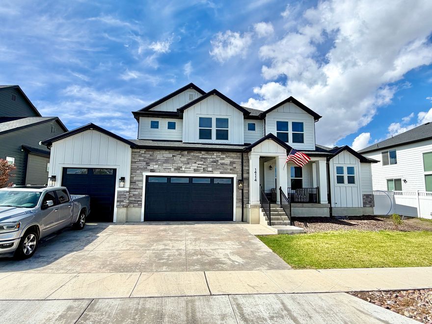 This Herriman home was built to impress, and it delivers at every turn. The open great room flows naturally into the kitchen and dining area, where you'll find waterfall quartz countertops, high-end cabinetry, and a pantry that's worth bragging about. The primary suite is massive, with laundry hookups right in the closet, a small detail that makes a big difference. In fact, there are washer and dryer hookups on every level. Upstairs has its own family room, which is a great retreat for kids or guests, along with three bedrooms, two bathrooms (including an ensuite), and a laundry room that's actually big enough to use comfortably. Downstairs is where things get really fun. A huge dedicated movie theater sets the tone, and the rest of the lower level more than keeps up - a fully independent 3-bed/2-bath ADU with its own entrance gives you serious flexibility - rental income, multi-generational living, or both. One of those bedrooms is also an ensuite, making it especially well-suited for extended family or long-term tenants. Even the backyard punches above its size: stamped concrete with power, water, and sewer stubbed in, ready for the outdoor kitchen you've been planning. The mechanicals match the rest of the home, no corners cut. Dual high-efficiency furnaces, a tankless water heater, water softener, and a whole-home water filtration system mean you're set up for the long haul. And the location ties it all together. No neighbors to the east means unobstructed Wasatch views. Add in walking distance to multiple parks, open green space, club houses, gyms and walking trails, and you have one special home. One final note is that the seller is willing to sell the house fully furnished for the right price.   Square footage figures are provided as a courtesy estimate only and were obtained from appraisal.  Buyer is advised to obtain an independent measurement.
