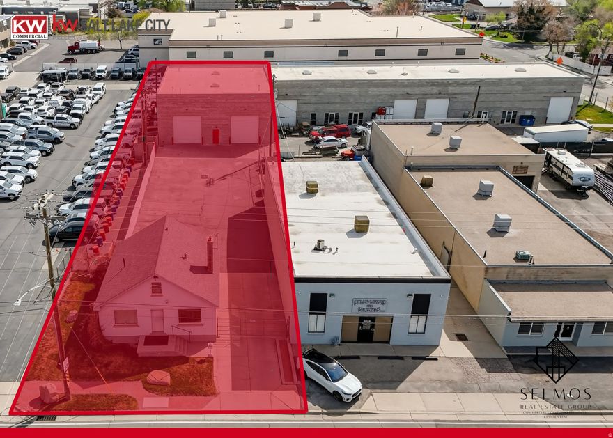 Well-located industrial property offering a versatile mix of office, warehouse, and yard space in the heart of South Salt Lake, with convenient nearby freeway access for easy connectivity throughout the valley. The front portion of the building features approximately 950 SF of office, providing a professional entry and functional workspace. The rear of the property includes 3,500 SF of warehouse space with 20' clear height and two 12'x12' grade-level overhead doors, allowing for efficient loading, storage, and operations. A gated entrance leads to the back of the property, where tenant will benefit from 11 dedicated parking stalls and yard space, ideal for outdoor storage, fleet parking, or equipment staging. This layout is well-suited for a variety of users seeking a combination of office presence, warehouse functionality, and outdoor space with strong access to major transportation routes.  Contact us today for more information or to schedule a tour!