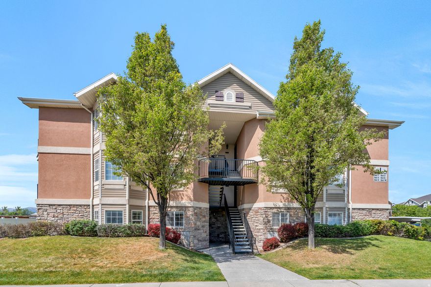 Come unwind in this quiet, fully renovated main-floor condo! Entertain in your beautiful kitchen, which includes Silestone countertops, stainless appliances, and bar seating, opening to a sunny dining area, large living room, and private patio. The primary suite is your private retreat with a walk-in closet and full bath. Two more bedrooms, a guest bath, in-unit laundry, and tons of storage round out the layout. A complete 2023 renovation refreshed the kitchen, baths, flooring, paint, and finishes, so it lives like new. Take a swim at the community pool, hit the exercise room, or meet neighbors at the clubhouse just a short walk away. There is ample guest parking in the lot and on the street outside the condo. You will love how central this address is! Just 15 minutes to downtown Salt Lake City and the airport, with quick access to I-15, I-215, and SR-201 for an easy commute in any direction. All information, figures, and documentation provided as a courtesy, buyer to verify all information.