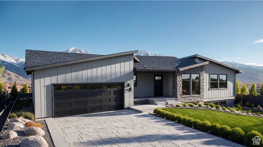 The LAST lot in Hidden Cove in West Jordan! Due to the unique nature and shape of this lot, we designed this custom Rambler that fits perfectly. Hillwood Homes is known for their high end standard finishes and semi-custom build process.. Price includes the standard basement finish cost. ADU basement is an additional cost.. Photos are conceptual and/or from previous  builds for representation. Finishes and floor plans will vary. Call Agent for additional information.. All information deemed reliable but guaranteed. Buyer/Broker to verify all info including but not limited to acreage, sqft., hoa, taxes, etc..