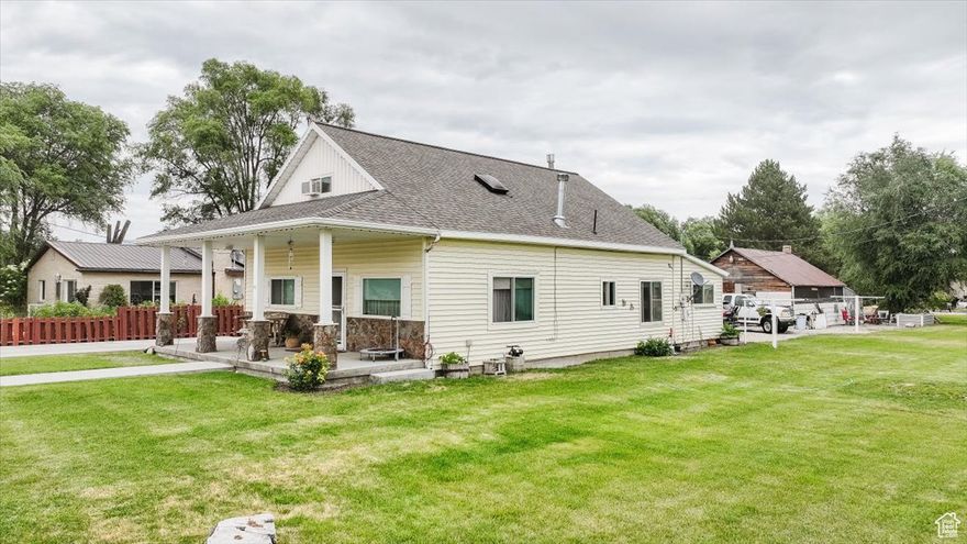 Charming Garland Home on 0.75 Acres  Move-In Ready! Discover comfort, space, and country charm in this well-maintained home on a generous 0.75-acre lot in a peaceful Garland neighborhood. This property offers a beautifully landscaped yard, an impressive garden spot ready for your green thumb, and room to stretch out. Inside, you'll love the spacious kitchen-perfect for cooking and gathering-with updated appliances, plenty of storage, and an open feel. Stay cozy year-round with central AC, efficient forced air gas heat, and a wood-burning stove on the main floor for those crisp Utah evenings. Square footage for the main floor is from county records; upstairs measurements are estimated via CubiCasa for added accuracy. Out back, enjoy a detached shop/garage-ideal for hobbies, storage, or extra parking. This move-in-ready gem combines location, functionality, and room to grow. Don't miss it!